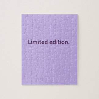 Purple Limited Edition Jigsaw Puzzle