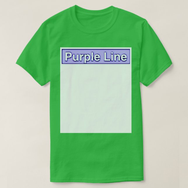 Purple Line T-Shirt (Design Front)