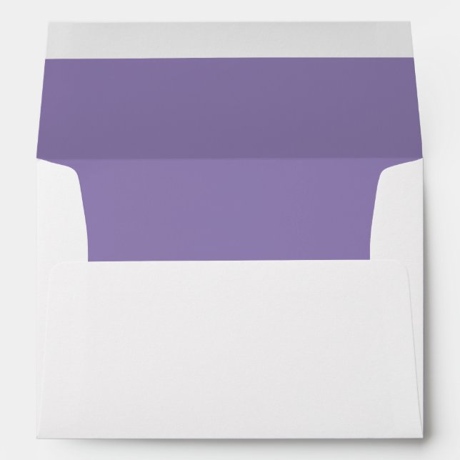 Purple Lined Envelope (Back (Bottom))