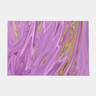 Purple liquid design     doormat
