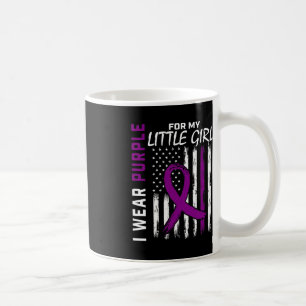 Purple Little Girl Daughter Epilepsy Awareness Ame Coffee Mug