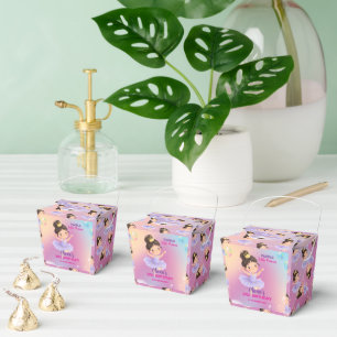 Purple Little Princess Ball Favour Box
