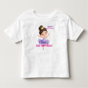 Purple Little Princess Ball  Toddler T-Shirt