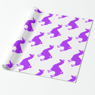 Purple Llama Wrapping Paper