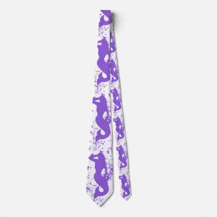 purple lookout mermaids tie
