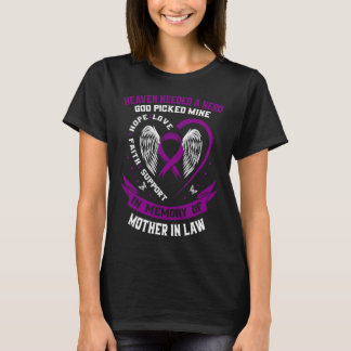 Purple Loss of my Mother In Law Pancreatic Cancer  T-Shirt