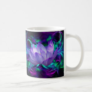 Purple lotus flower and its meaning coffee mug