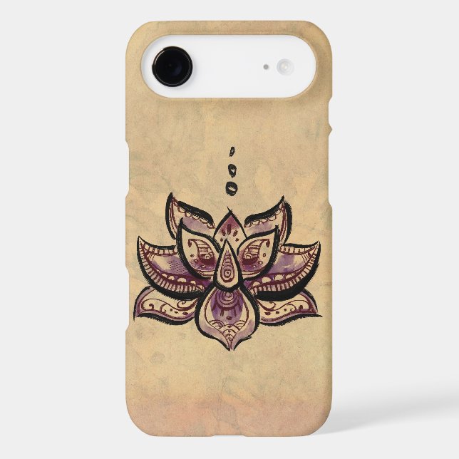 Purple Lotus Flower iPhone 6 case (Back)