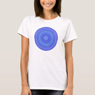 Purple Lotus flower meditation wheel OM T-Shirt