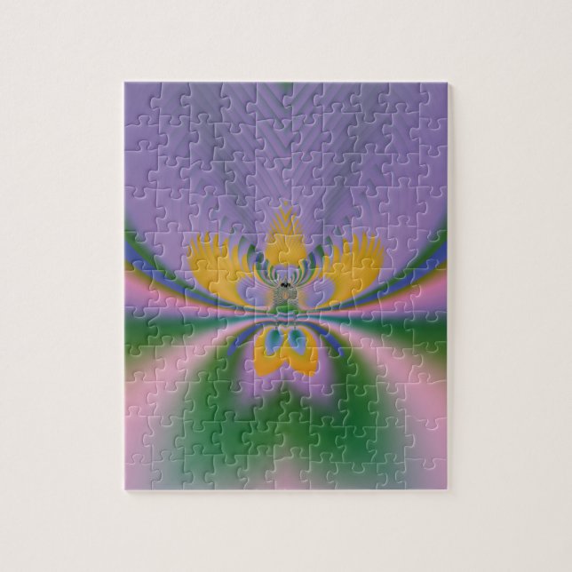 Purple Lotus Jigsaw Puzzle (Vertical)