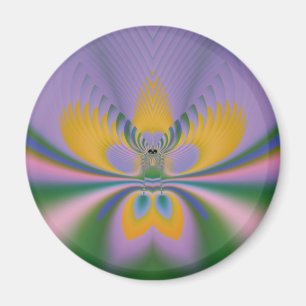 Purple Lotus Magnet