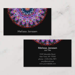 Purple Lotus -Mandala- Business Card