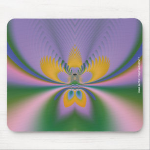Purple Lotus Mouse Pad