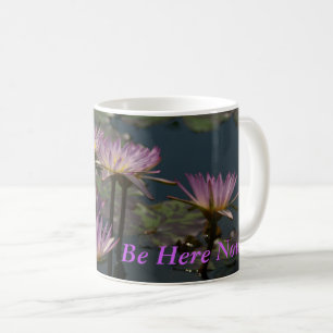 Purple Lotus Waterlilies Coffee Mug