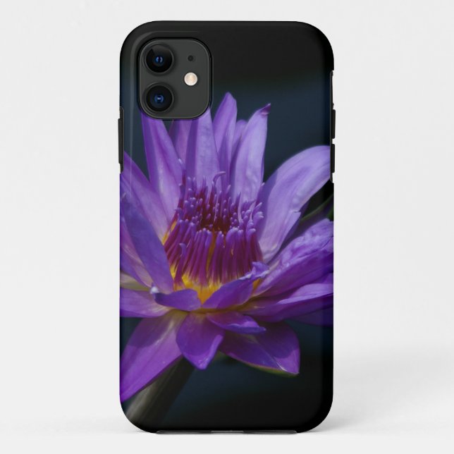 Purple Lotus Waterlily Case-Mate iPhone Case (Back)