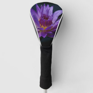 Purple Lotus Waterlily Golf Head Cover