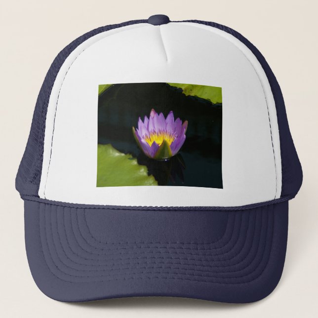 Purple Lotus Waterlily Hat (Front)