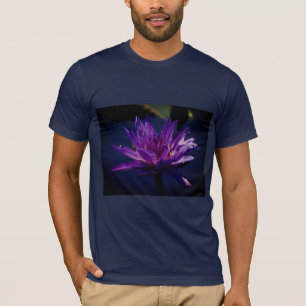 Purple Lotus Waterlily T Shirt