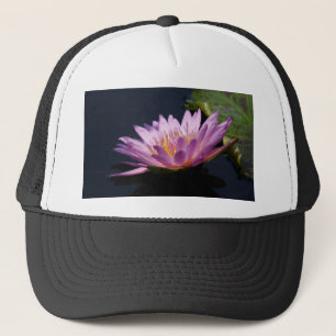 Purple Lotus Waterlily Trucker Hat