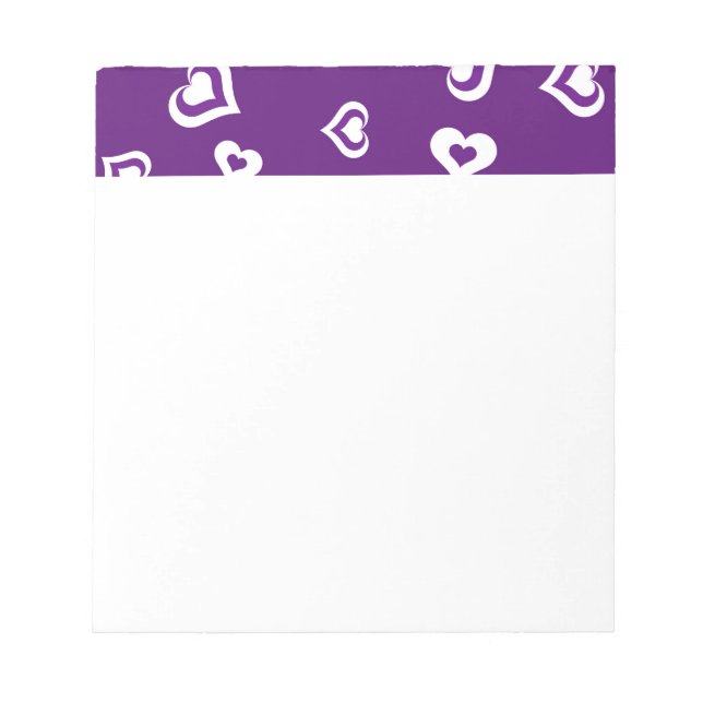 Purple Love Notepad (Front)
