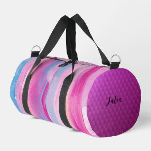 “Purple Lover” Print Duffle Bag