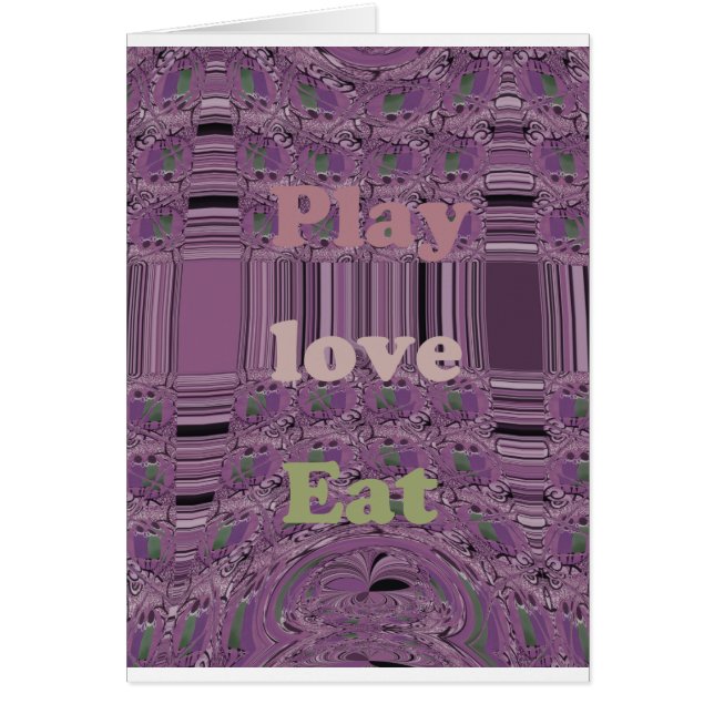 Purple  Loves &  Play Eat Africa South Traditional (Front)