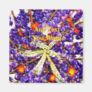 Purple Lupine Magnet