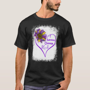 Purple Lupus Awareness Choose Kind Heart Leopard S T-Shirt