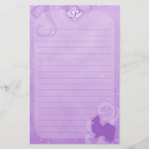 Purple Magic Papillon Stationery