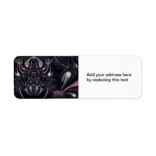 Purple Magic Return Address Label
