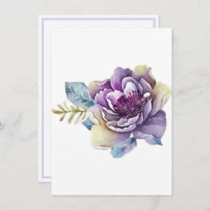 Purple Magnolia From Your Desk A Personal Card