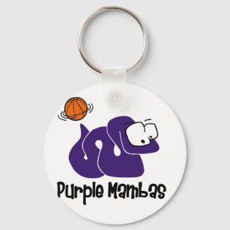 Purple Mambas Basketball Team Key Ring