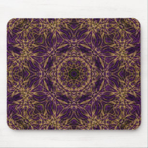 Purple Mandala Hippie Pattern Mouse Pad