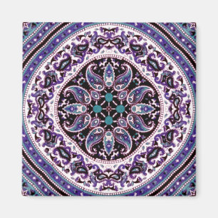 Purple Mandala Magnet