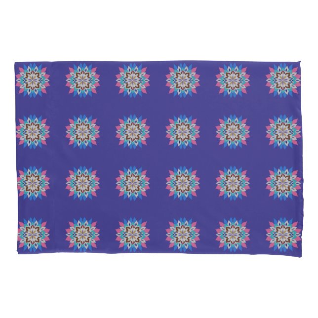 Purple Mandala Standard Pillow Case (Front)