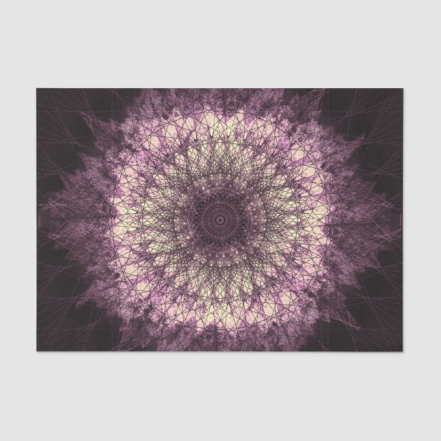 Purple Mandala Tissue Paper (Front)