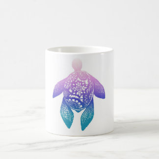 Purple Mandala Turtle Coffee Mug