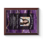 Purple Marble Agate Employee of the Month Photo