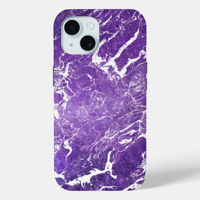 Purple Marble Case-Mate iPhone Case (Back)