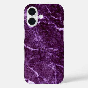 Purple Marble iPhone 16 Case