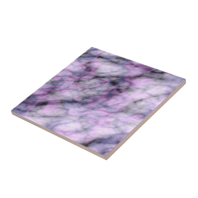Purple Marble Ceramic Tile (Side)