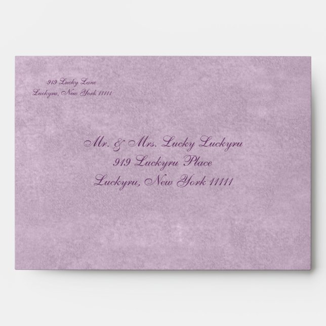 Purple Marble Envelope (Front)
