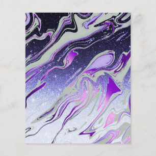 Purple marble glitter