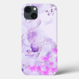 Purple marble iPhone case 