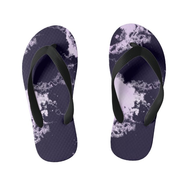 Purple Marble   Kid's Thongs (Footbed)