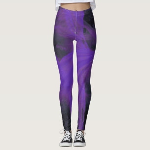 Purple Marble Leggings