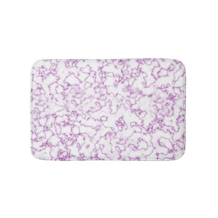 Purple marble pattern      bath mat
