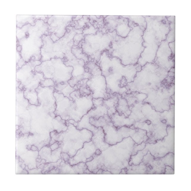 Purple Marble Pattern Ceramic Tile (Front)