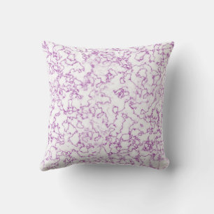 Purple marble pattern cushion