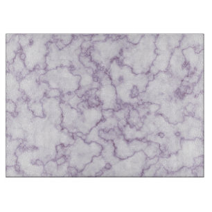 Purple Marble Pattern Cutting Board